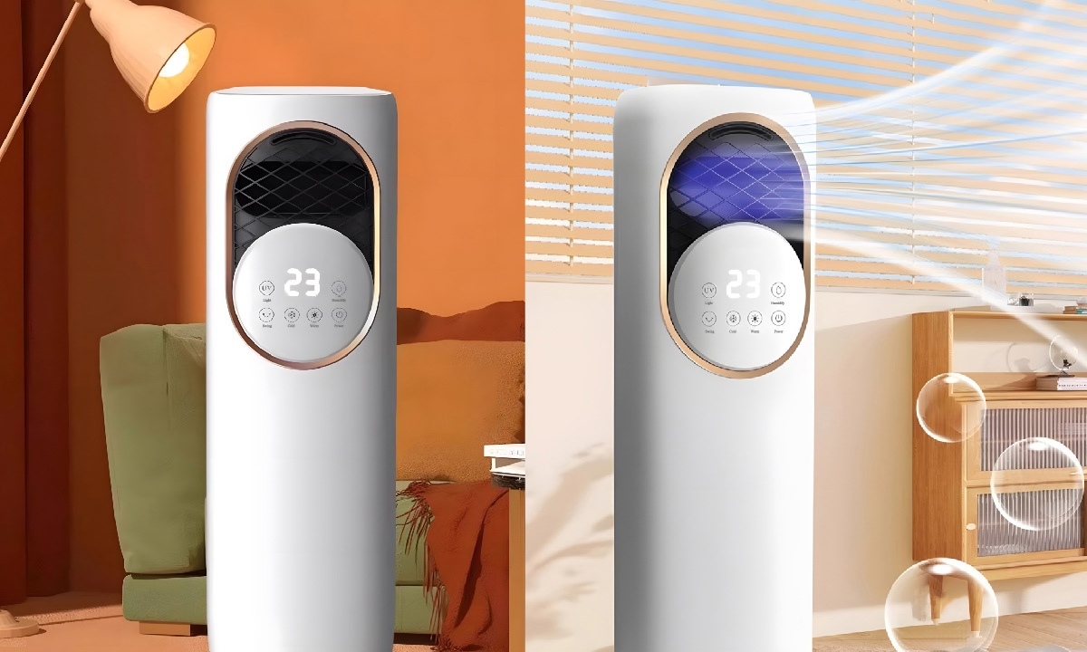 Quạt sưởi phòng tắm Sunhouse SHD3816W - Thao tác đơn giản bằng núm xoay