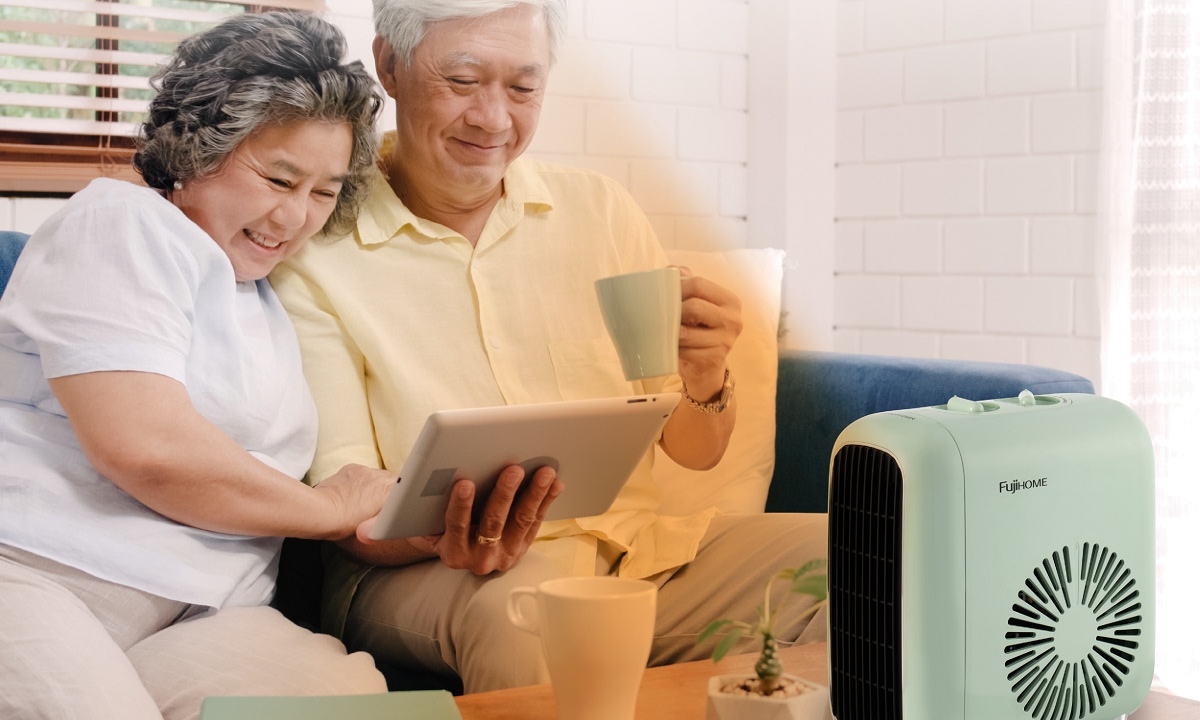 Quạt sưởi phòng tắm Sunhouse SHD3816W - Sưởi ấm bằng quạt gió