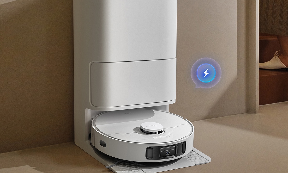 Dọn dẹp thông minh, hút bụi và lau nhà hiệu quả Robot hút bụi lau nhà Mova E40 Ultra kết hợp khả năng hút bụi mạnh mẽ và lau nhà tiện lợi trong một thiết bị thông minh. Thiết kế hiện đại, gọn gàng và màu sắc tinh tế giúp robot hòa hợp với mọi không gian sống, tiết kiệm thời gian dọn dẹp.