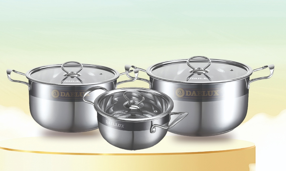 Nồi inox 3 lớp cao cấp đáy liền Elmich Trimax XS EL-3748 size 24cm