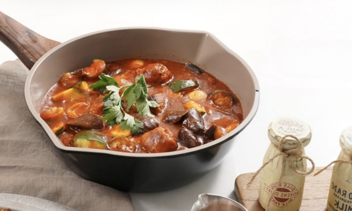 Chảo phủ sứ Nano đáy từ Sunhouse Healthy 20 cm SHG20MT1