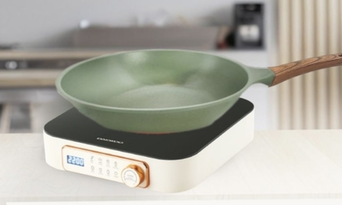 Chảo phủ sứ Nano đáy từ Sunhouse Healthy 20 cm SHG20MT1