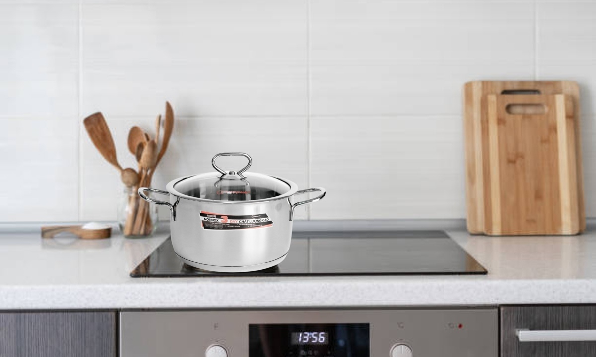 Nồi inox 3 lớp cao cấp đáy liền Elmich Trimax XS EL-3748 size 24cm