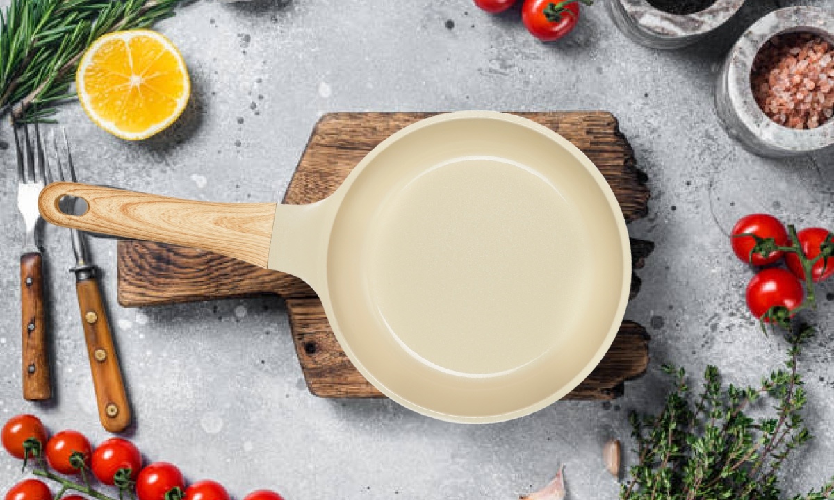 Chảo phủ sứ Nano đáy từ Sunhouse Healthy 20 cm SHG20MT1