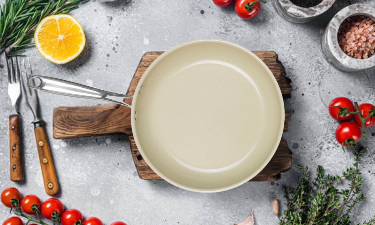 Chảo phủ sứ Nano đáy từ Sunhouse Healthy 20 cm SHG20MT1