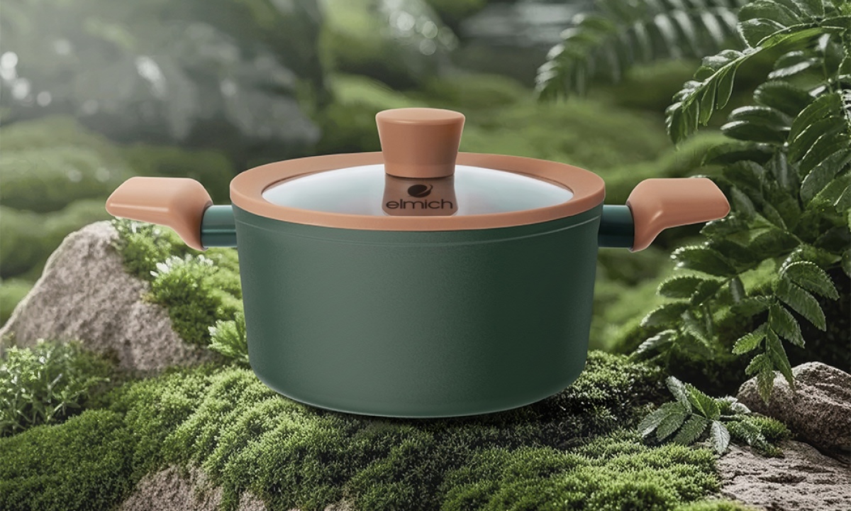 Nồi inox 3 lớp cao cấp đáy liền Elmich Trimax XS EL-3748 size 24cm