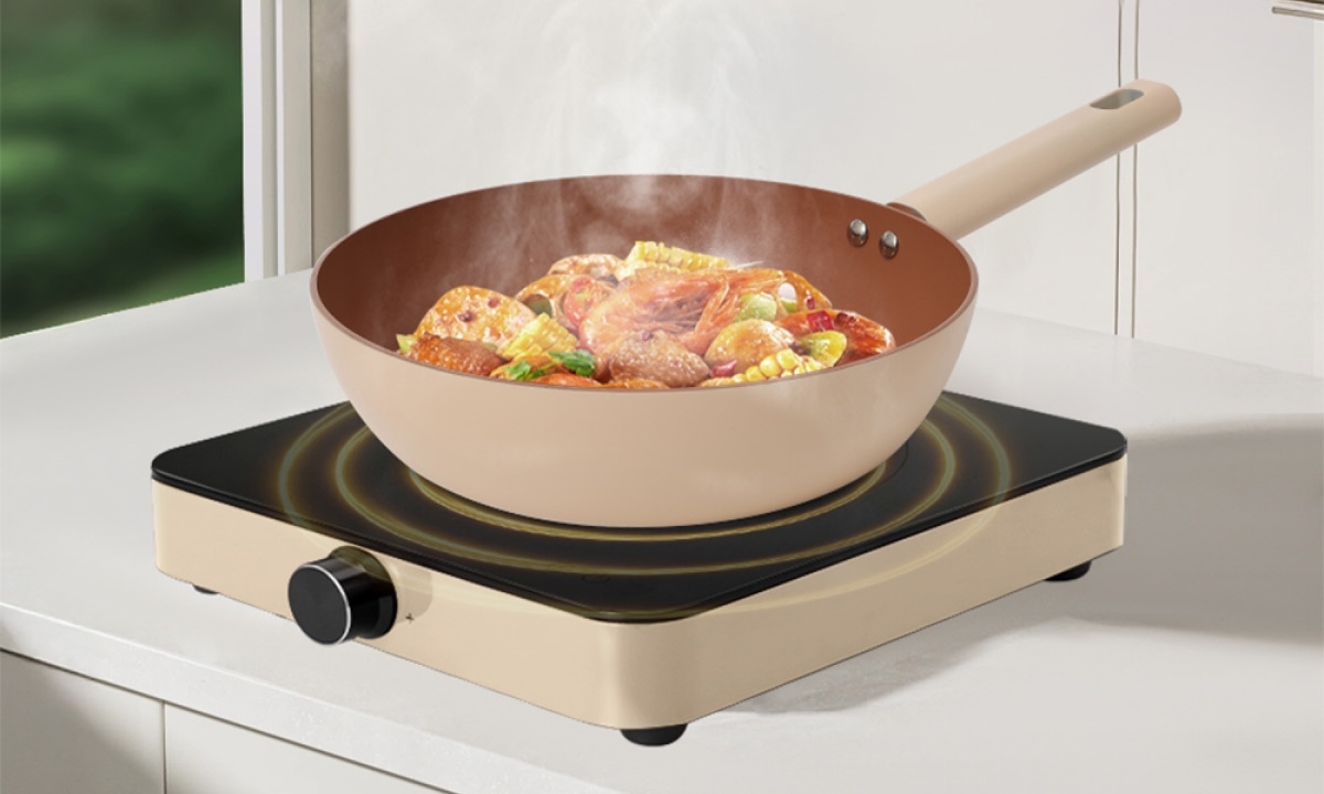 Chảo phủ sứ Nano đáy từ Sunhouse Healthy 20 cm SHG20MT1