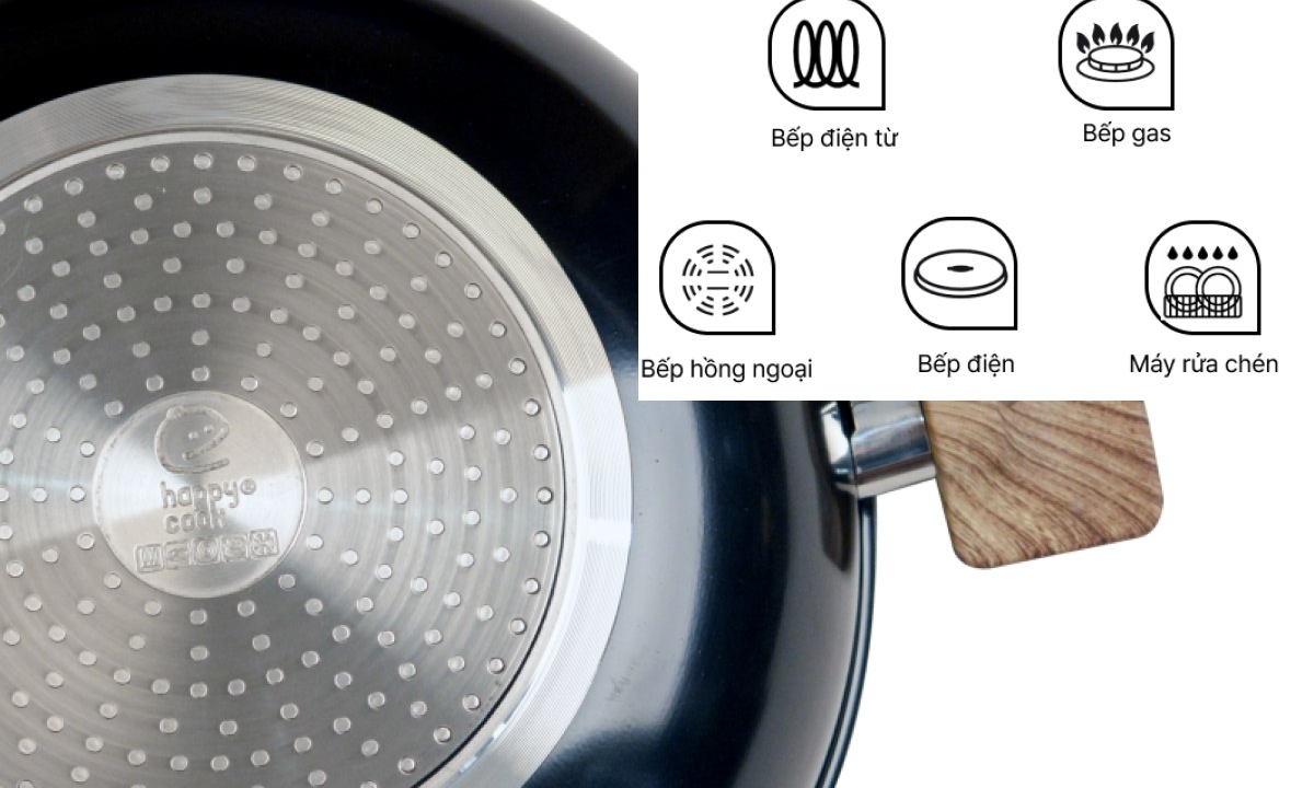 Nồi inox 3 lớp cao cấp đáy liền Elmich Trimax XS EL-3748 size 24cm