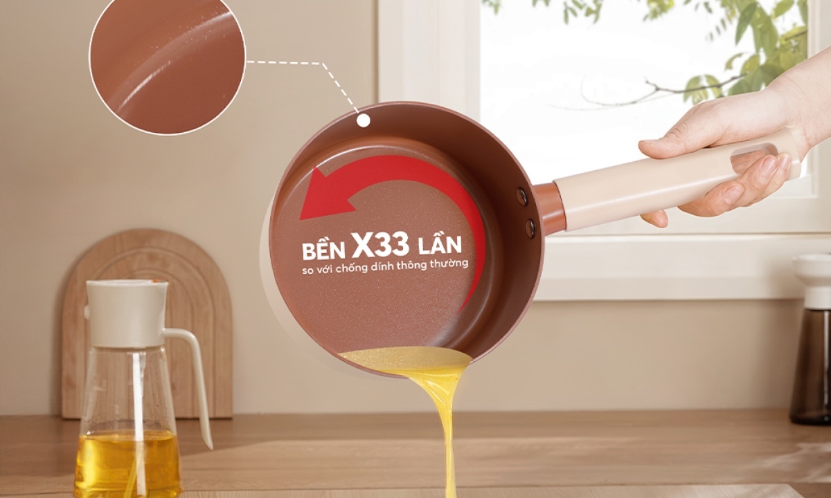 Chảo phủ sứ Nano đáy từ Sunhouse Healthy 20 cm SHG20MT1