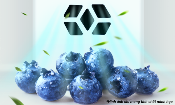 Công nghệ Nano Fresh Ag+ khử mùi hiệu quả Nhờ công nghệ Nano Fresh Ag+ tiên tiến, tủ lạnh có khả năng khử mùi và diệt khuẩn mạnh mẽ, giúp không gian bên trong luôn sạch sẽ, hạn chế vi khuẩn gây hại, giữ thực phẩm tươi ngon lâu hơn.