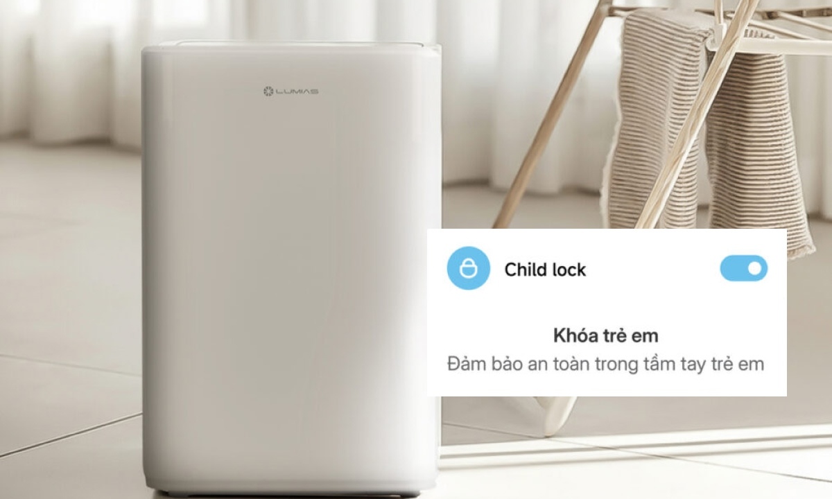 Máy hút ẩm Lumias 30 lít D6S-30L