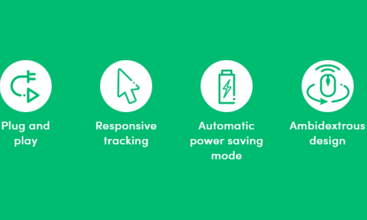 Tiện dụng và tiết kiệm năng lượng Tính năng tự động tiết kiệm pin giúp chuột duy trì năng lượng lâu dài, sẵn sàng cho những ngày làm việc liên tục. Chỉ cần cắm đầu USB vào máy và sử dụng ngay – không cần cài đặt hay thiết lập phức tạp.