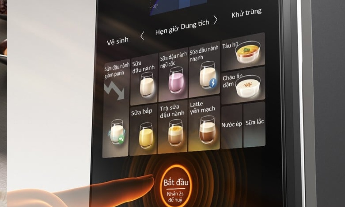 11 chế độ nấu đa dạng Từ sữa hạt, cháo, tàu hũ đến các loại đồ uống dinh dưỡng khác, Joyoung JSCB-K7 PRO tích hợp sẵn 11 chương trình nấu thông minh, giúp bạn tùy chọn công thức chỉ bằng một chạm. Mọi quy trình từ xay, nấu đến lọc đều diễn ra hoàn toàn tự động, mang đến ly sữa mịn thơm, chuẩn vị mà không cần canh chỉnh thủ công.