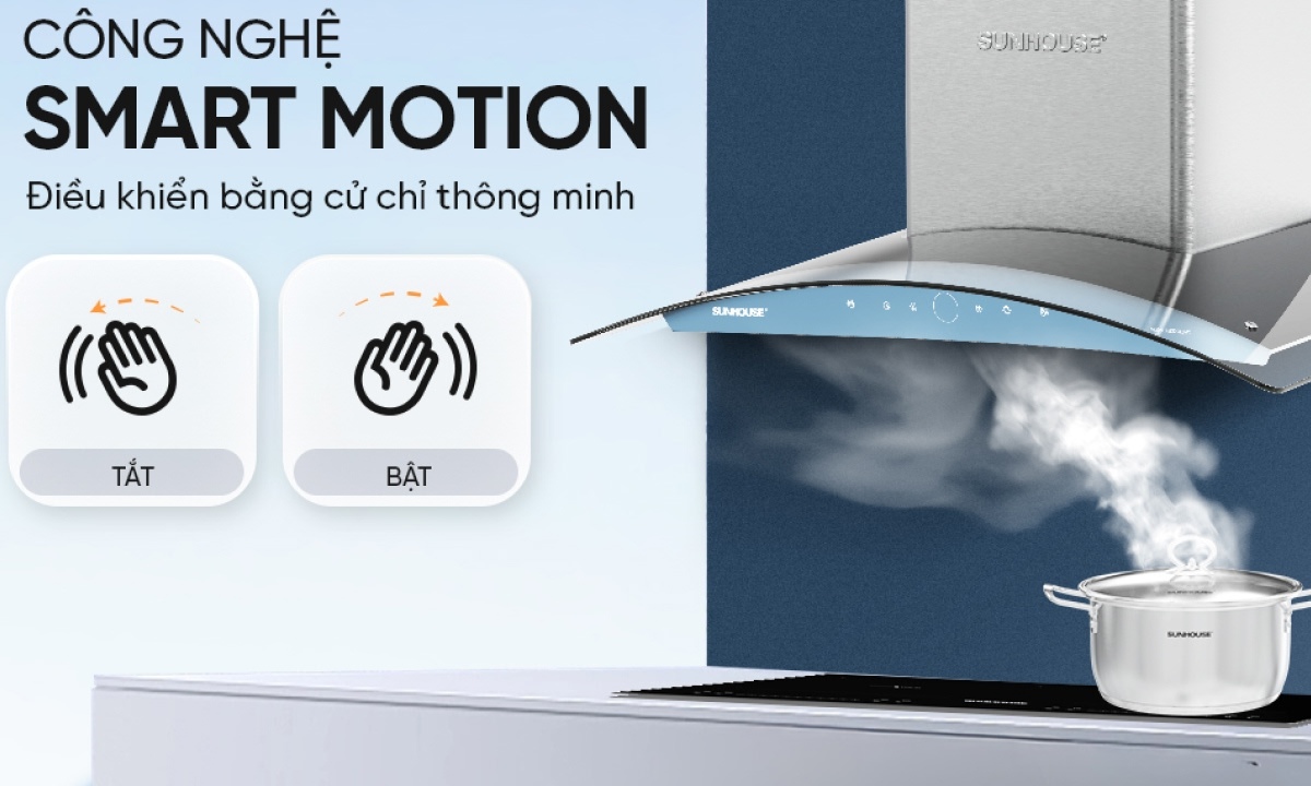 Công nghệ điều khiển thông minh Máy được trang bị bảng điều khiển cảm ứng hiện đại với màn hình hiển thị rõ nét, dễ thao tác trong mọi điều kiện ánh sáng. Đặc biệt, tính năng điều khiển bằng cử chỉ Smart Motion cho phép bật/tắt hoặc điều chỉnh tốc độ hút chỉ với một cái vẫy tay – tiện lợi, hợp vệ sinh và mang lại trải nghiệm sử dụng hiện đại.