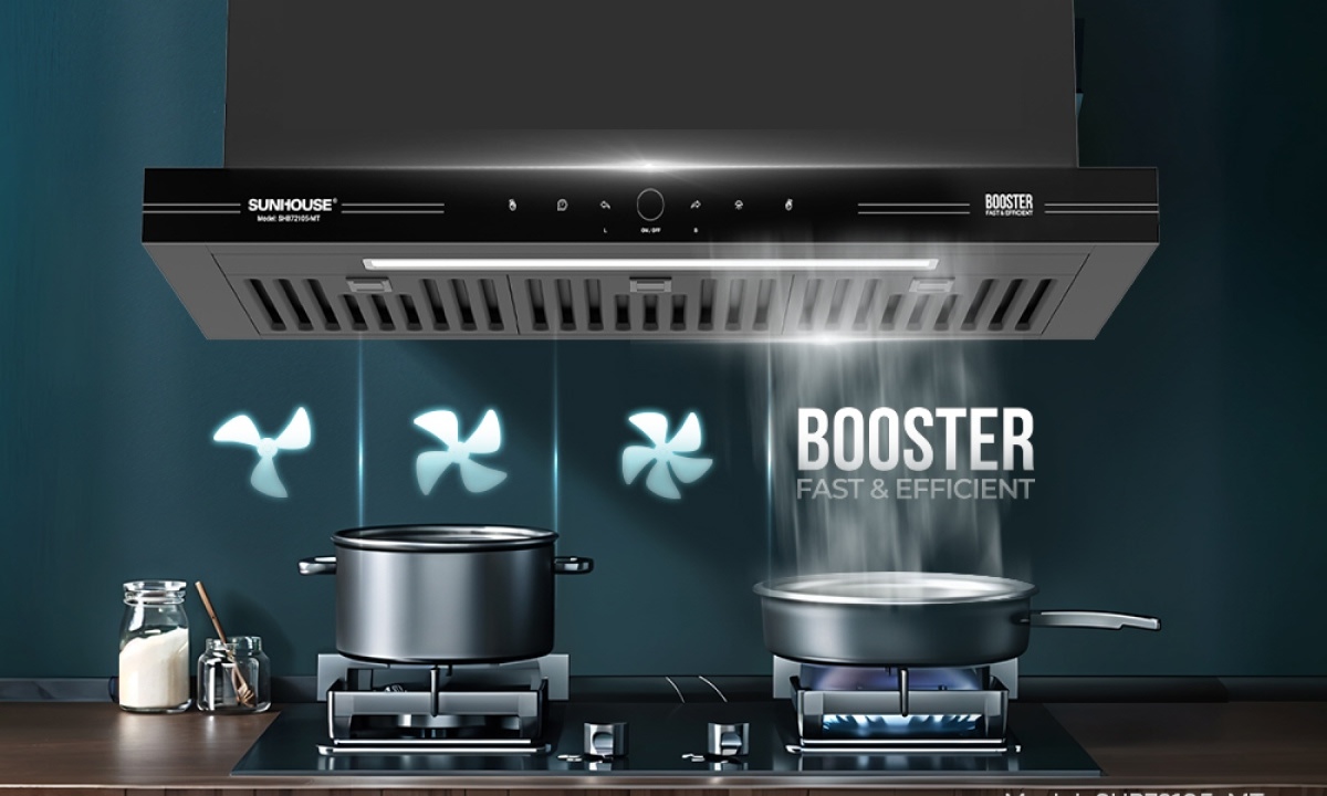 Nhiều chế độ hút – linh hoạt cho mọi nhu cầu nấu nướng Máy hỗ trợ 4 tốc độ hút linh hoạt, phù hợp với mọi món ăn từ nhẹ đến đậm mùi. Ngoài ra, tính năng hẹn giờ tự động đến 9 phút giúp bạn chủ động cài đặt thời gian hoạt động của máy, tiết kiệm điện và đảm bảo an toàn khi không ở gần bếp.