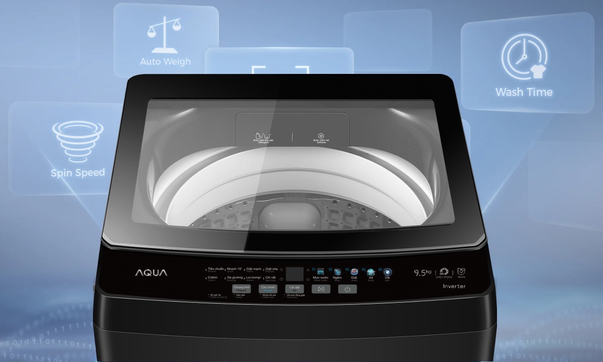 Máy giặt Aqua Inverter 9.5 kg AWM95-B316L(B)