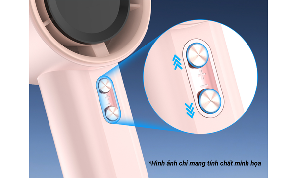 Nút bấm điều chỉnh cấp gió linh hoạt Hệ thống nút bấm tiện lợi, thao tác đơn giản, cho phép người dùng thay đổi nhiều cấp độ gió phù hợp với từng nhu cầu sử dụng.