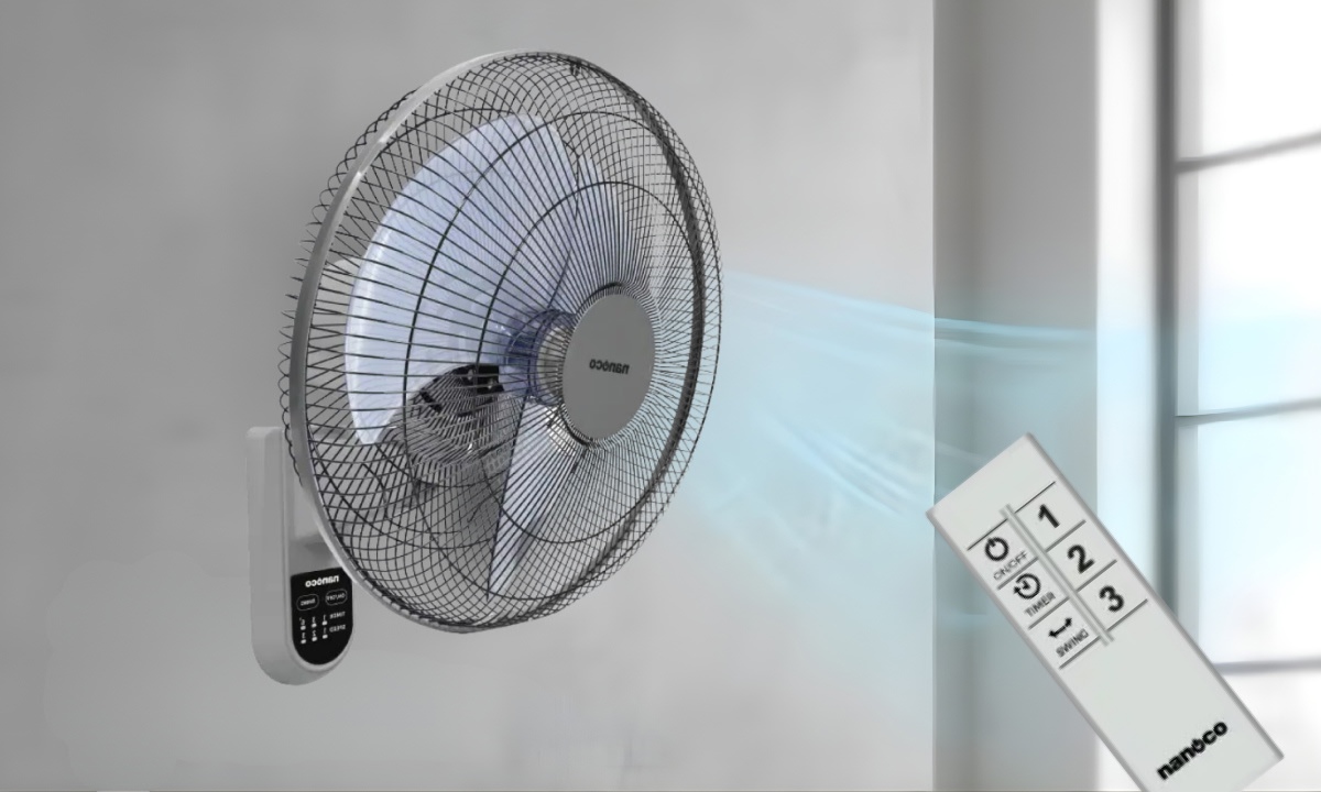Quạt treo Nanoco NWF1612RC-G