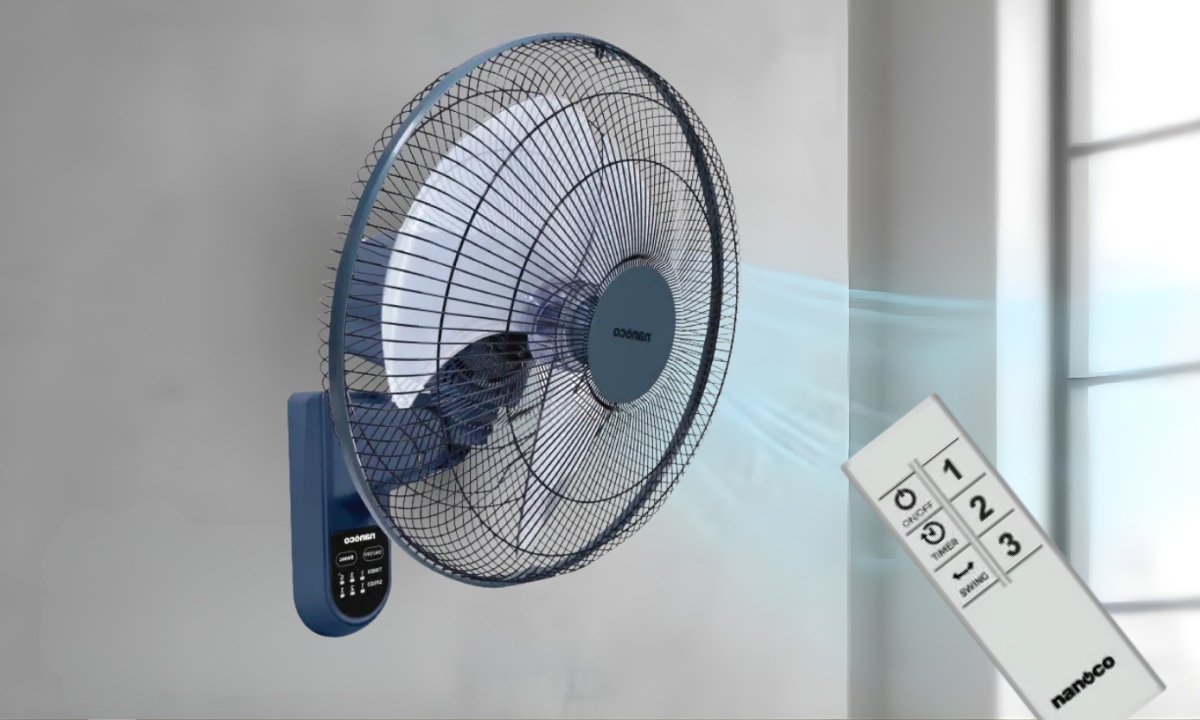 Quạt treo Nanoco NWF1612RC-BL
