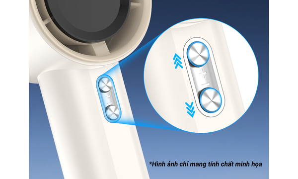 Nút bấm điều chỉnh cấp gió linh hoạt Hệ thống nút bấm tiện lợi, thao tác đơn giản, cho phép người dùng thay đổi nhiều cấp độ gió phù hợp với từng nhu cầu sử dụng.