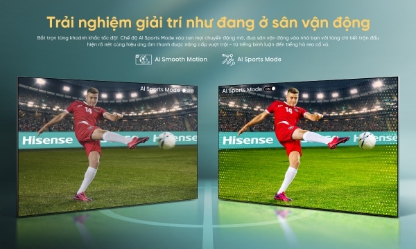 Hình ảnh sắc nét chuẩn 4K, chân thực đến từng chi tiết Smart Tivi Hisense 43A4Q sở hữu độ phân giải 4K vượt trội, tái hiện hình ảnh sắc nét, màu sắc tươi sáng và độ tương phản rõ ràng. Từng khung hình đều trở nên sống động, mang lại trải nghiệm giải trí cuốn hút, chân thực như đang ở ngay tại sân vận động.