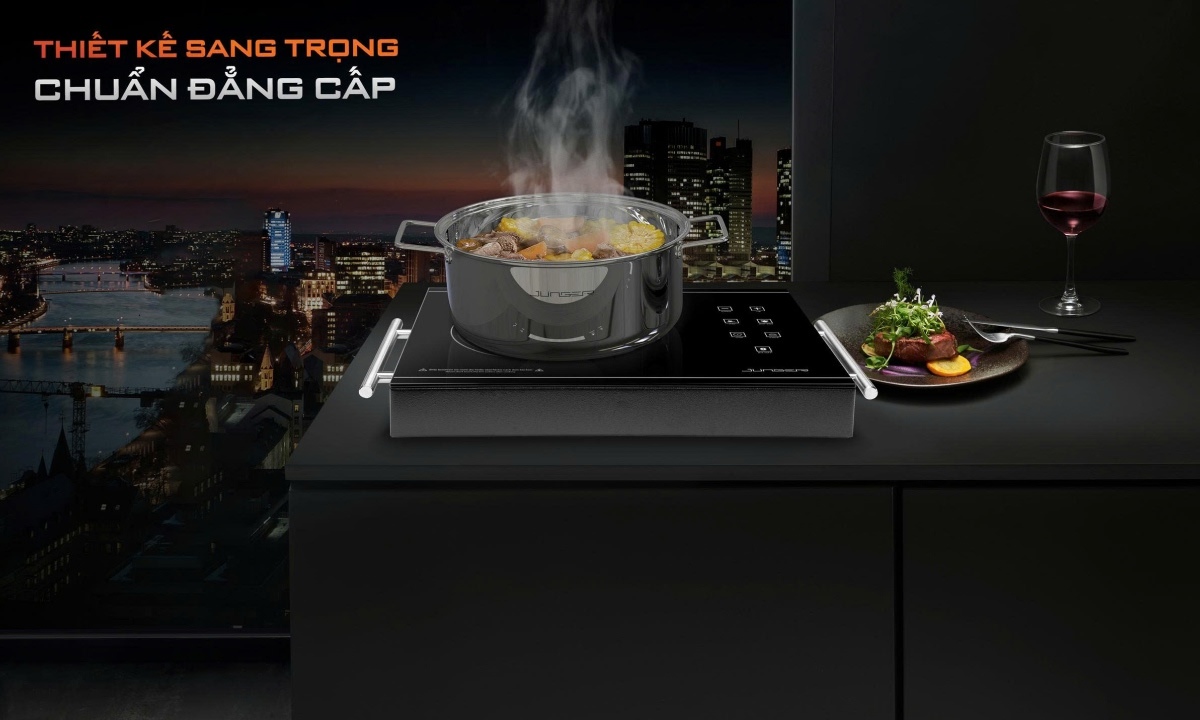 Bếp hồng ngoại Junger ASC-86 - Thiết kế tay cầm tiện lợi