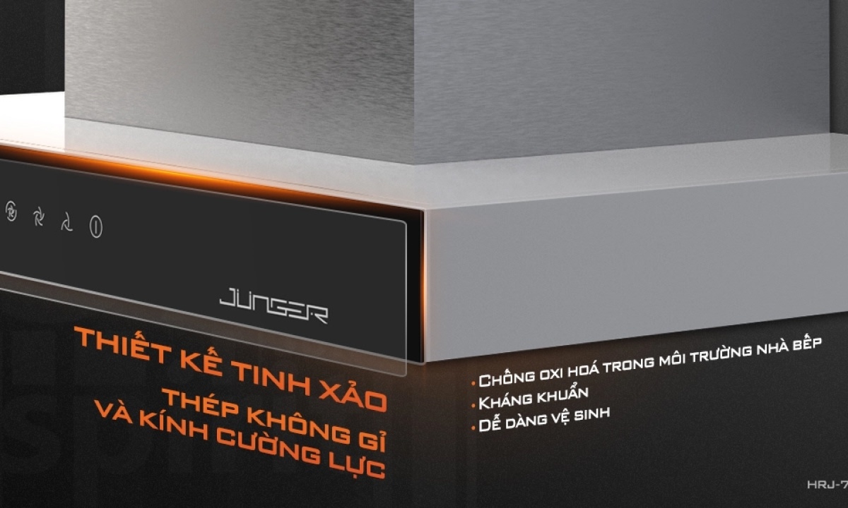 Máy hút mùi Junger HRJ-75 - Màng lọc nhôm 5 lớp
