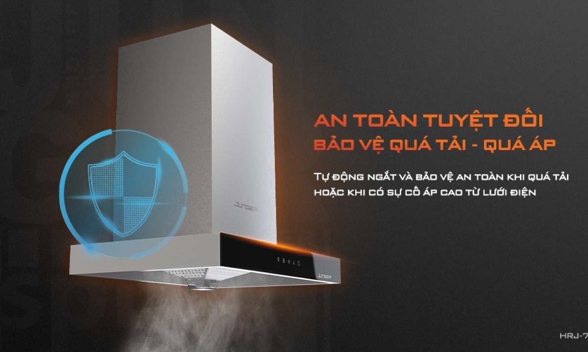 Máy hút mùi Junger HRJ-75 - Vận hành êm ái