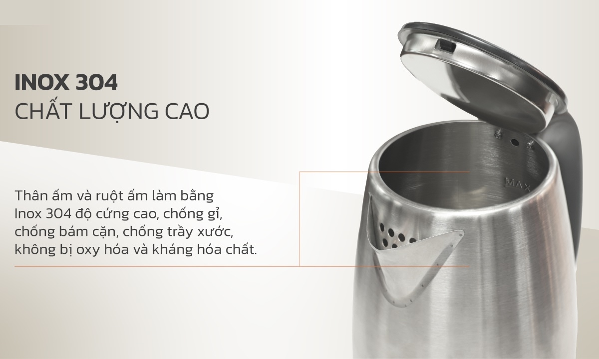 Ấm siêu tốc Hawonkoo 1.8 lít KEH-190