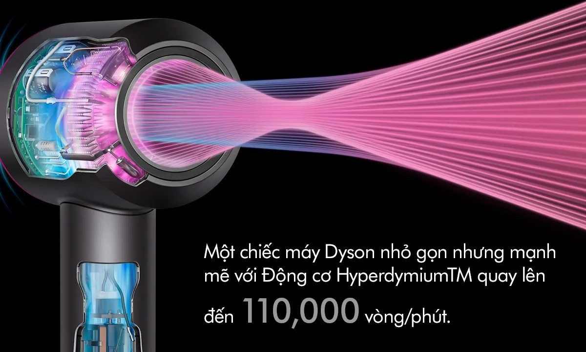 Máy sấy tóc Dyson Supersonic Nural™ HD16 (Xanh phổ/ Đồng)
