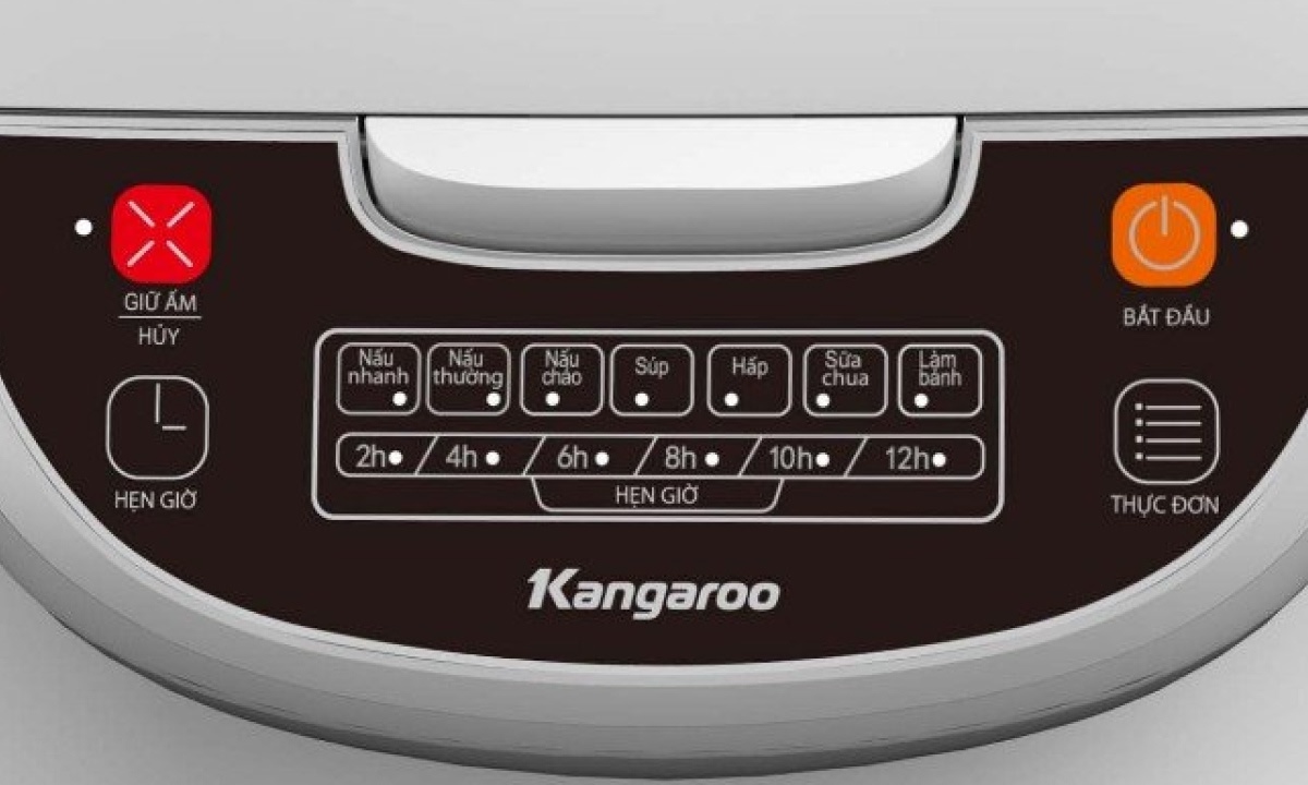 Giao diện thân thiện, thao tác đơn giản Trang bị bảng điều khiển điệ