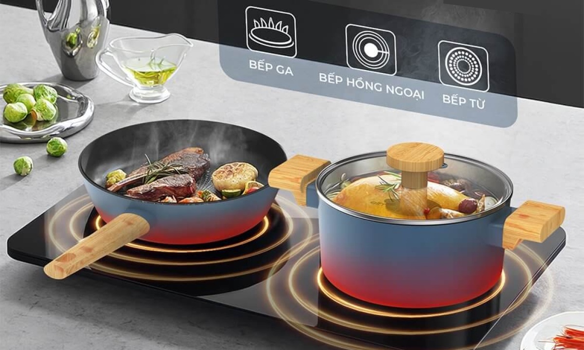 Bộ nồi vân gỗ Elmich Nature EL5206MG03