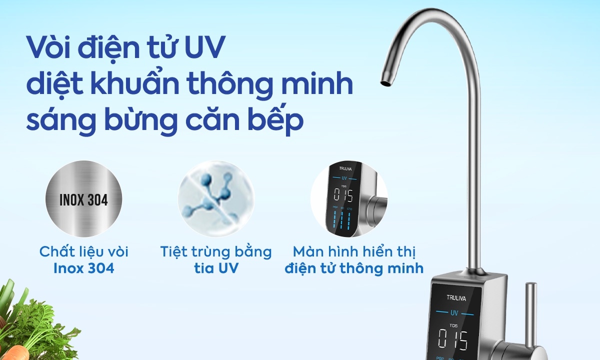 Máy lọc nước Truliva 3 lõi UR5840
