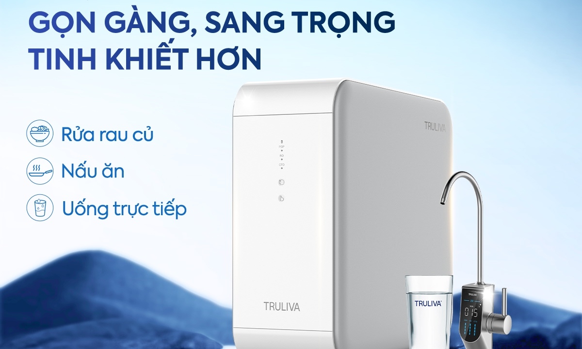 Máy lọc nước Truliva 3 lõi UR5840