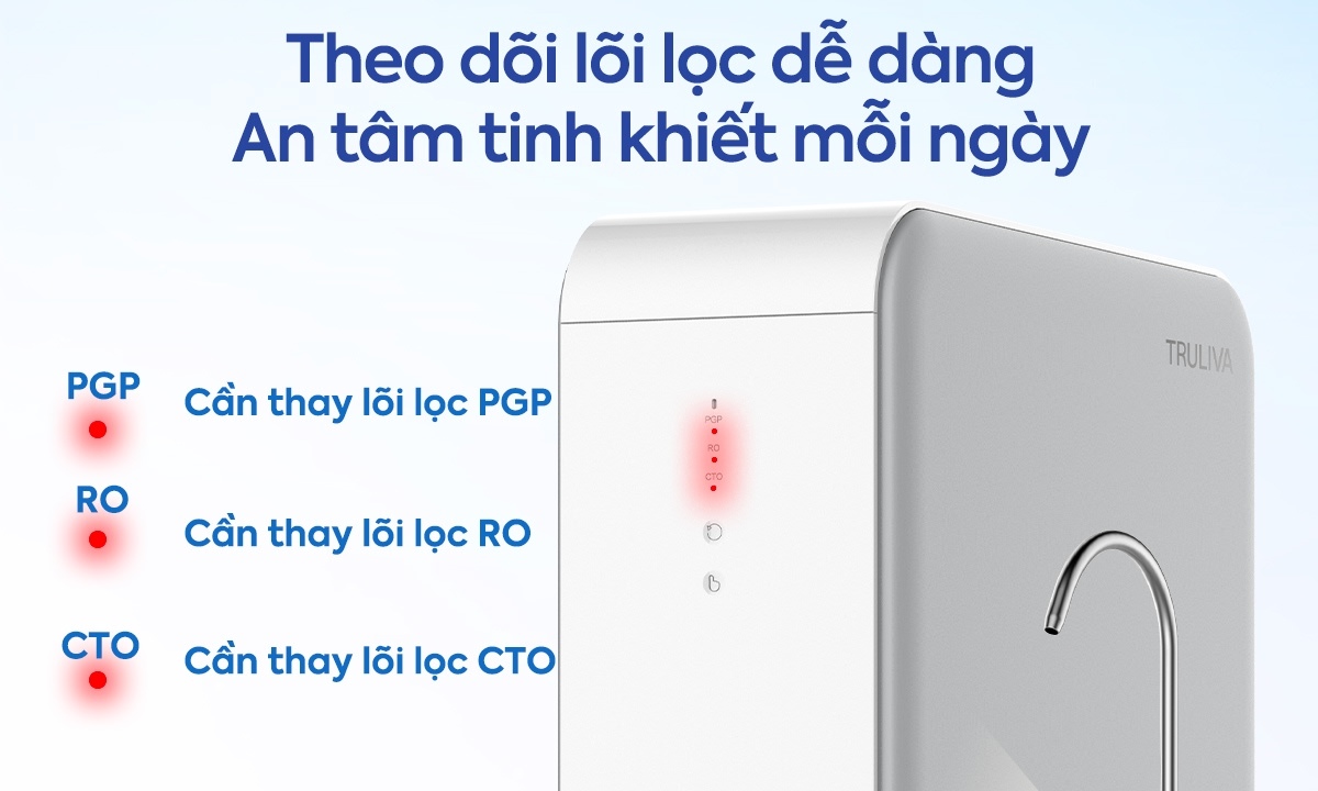 Máy lọc nước Truliva 3 lõi UR5840