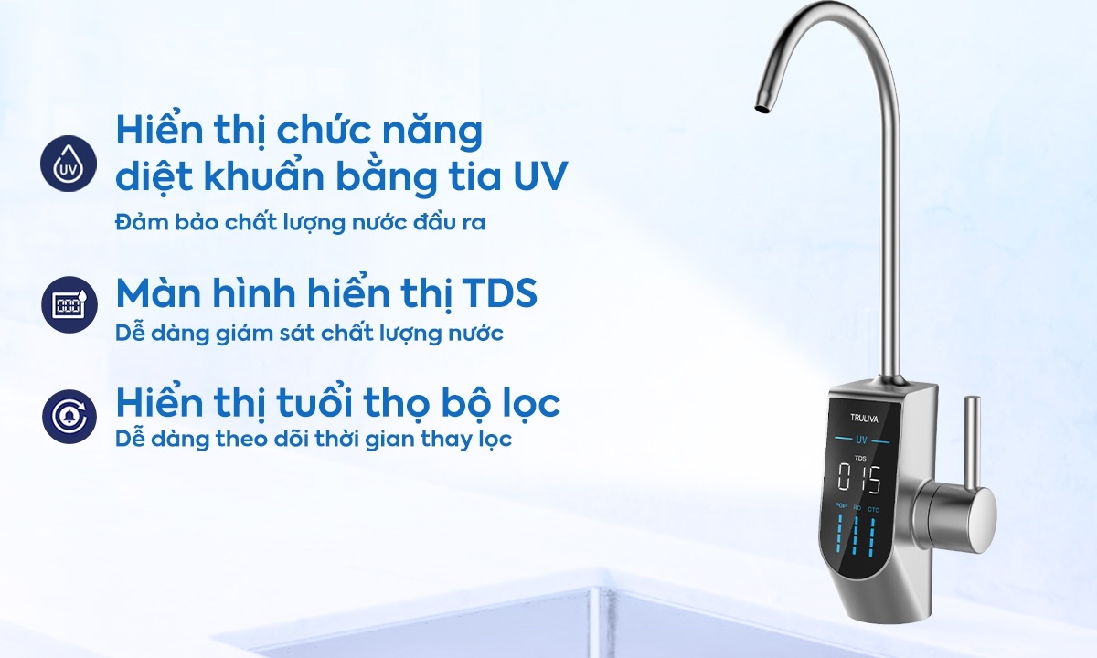 Máy lọc nước Truliva 3 lõi UR5840