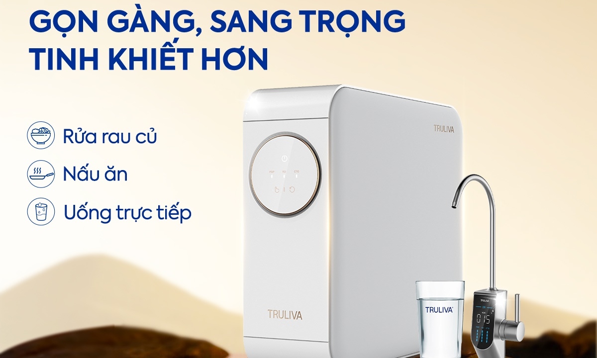 Máy lọc nước Truliva 3 lõi UR5676