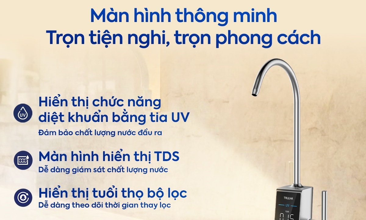Máy lọc nước Truliva 3 lõi UR5676