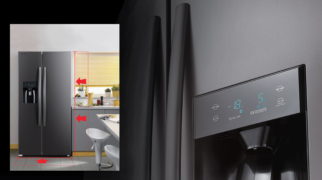 Tủ lạnh Toshiba Inverter 493 Lít GR-RS637WE-PMV(06) - Bảng điều khiển cảm ứng, thao tác dễ dàng