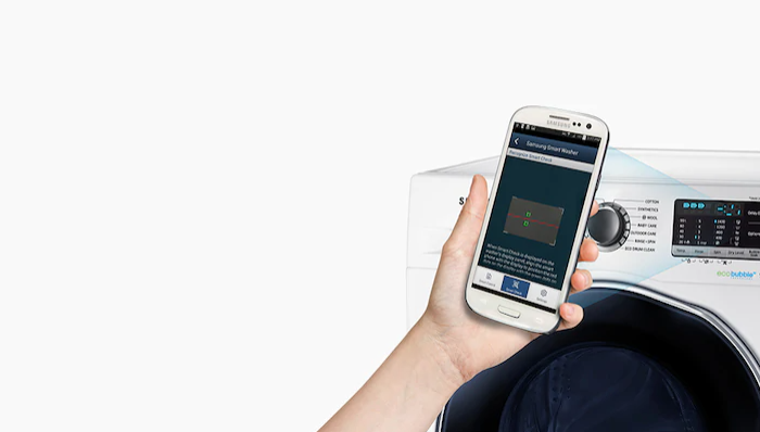 Máy giặt Samsung Inverter 9.5 kg WD95K5410OX/SV Chuẩn đoán sự cố thông minh