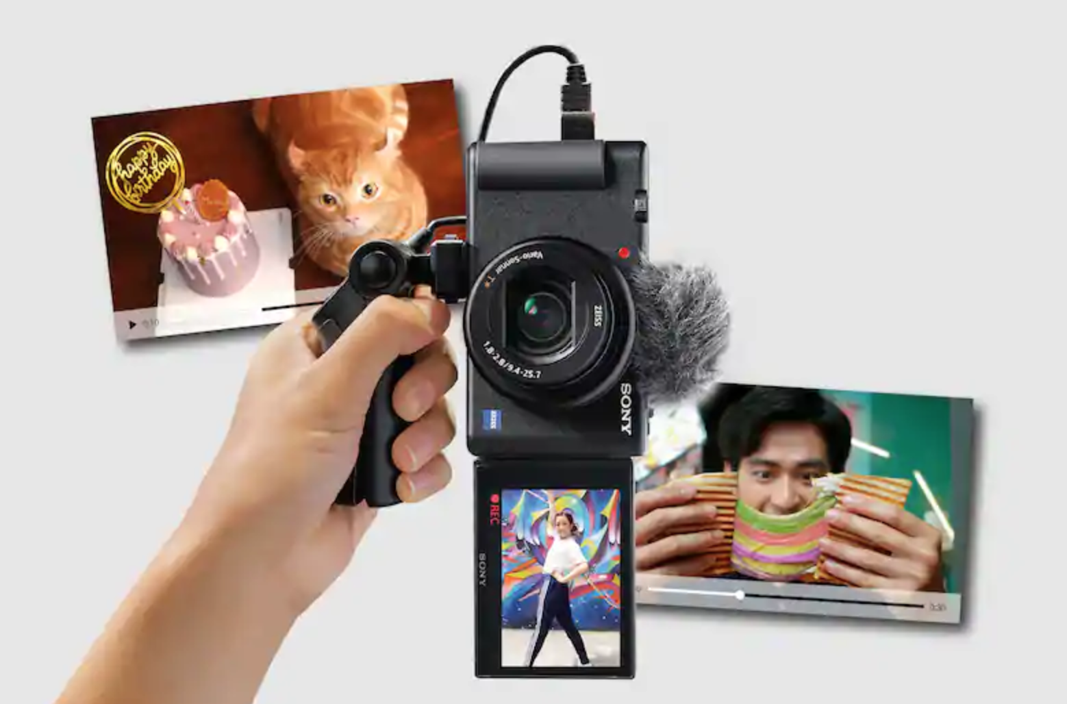 Máy ảnh Sony ZV-1/BC E32 - Màn hình LCD cảm ứng