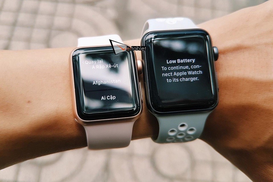 Apple Watch Series 3 42MM Silver - White Sport Band kết nối nhanh chóng