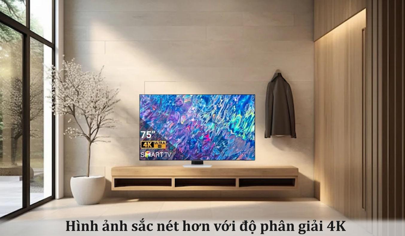 Smart Tivi Neo QLED Samsung 4K 75 inch QA75QN85BAKXXV