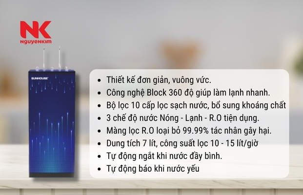 Máy lọc nước nóng lạnh giúp cung cấp nước sạch và tiện nghi cho cả gia đình
