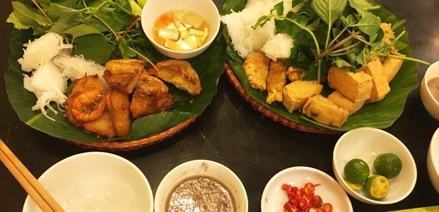 Quán bún đậu Quang Gánh nằm tại quận 3 với giá cả phải chăng