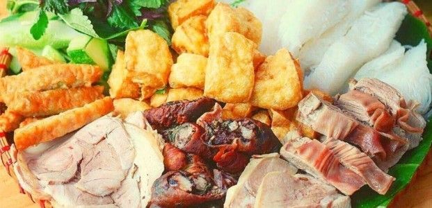 Bún đậu Phố Gầm Cầu đậm đà hương vị truyền thống