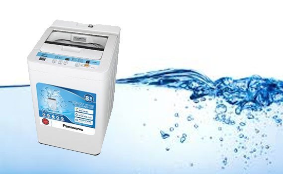 Máy giặt Panasonic 8 kg NA-F80VS7WCV có thiết kế lồng đứng hiện đại