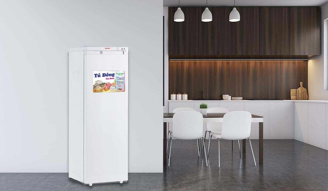 Tủ đông Sanaky 213 lít VH-230VD sang trọng, nhỏ gọn