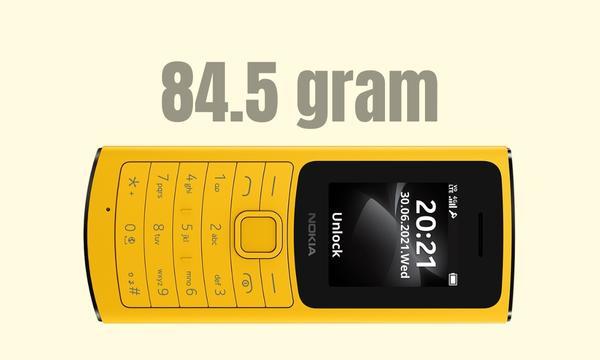 Điện thoại Nokia 110 4G trọng lượng nhẹ