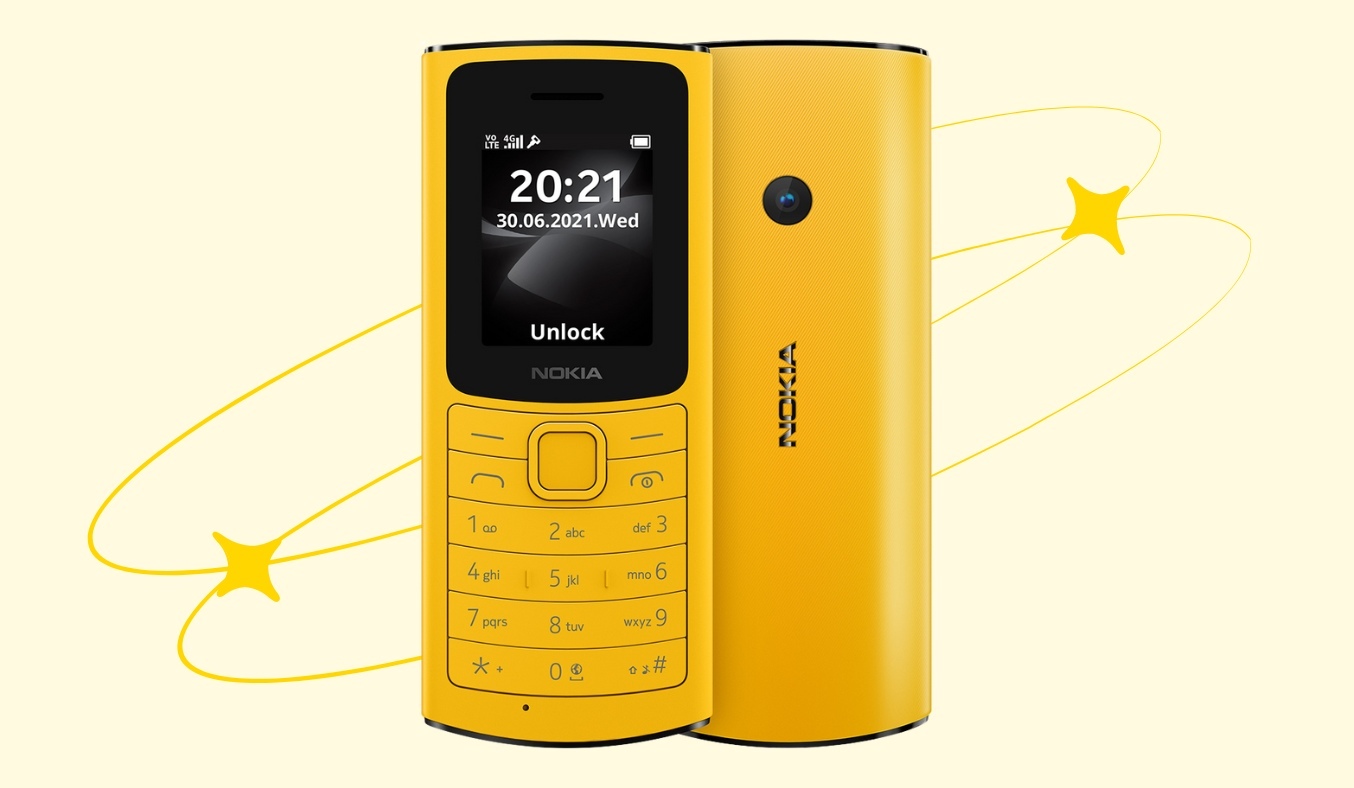 Điện thoại Nokia 110 4G màu sắc đẹp mắt